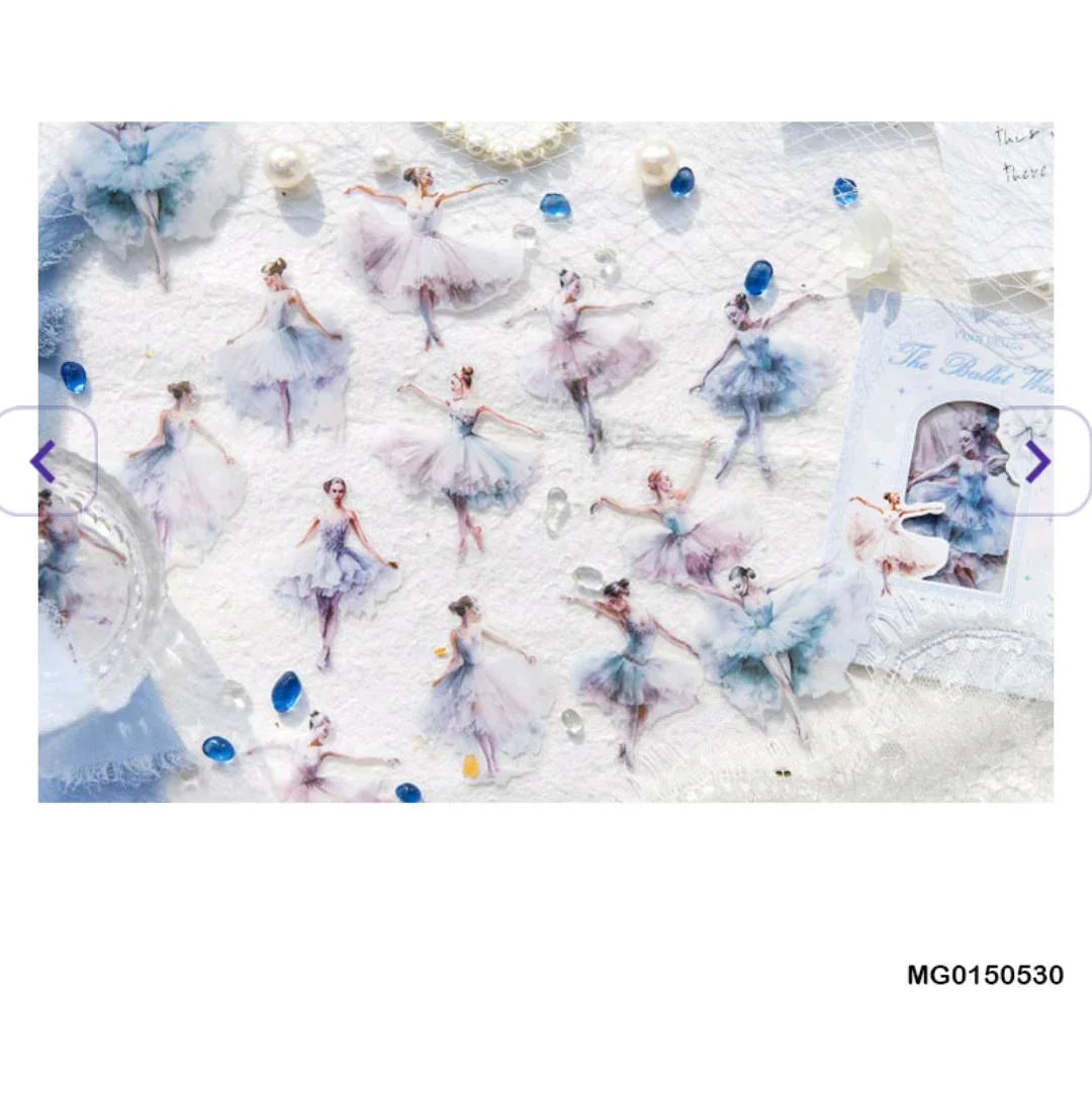 Mg0150530 The Ballet Waltz Deco Sticker 20Pc