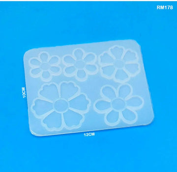 Rm178 Silicone Mold 5 Flower