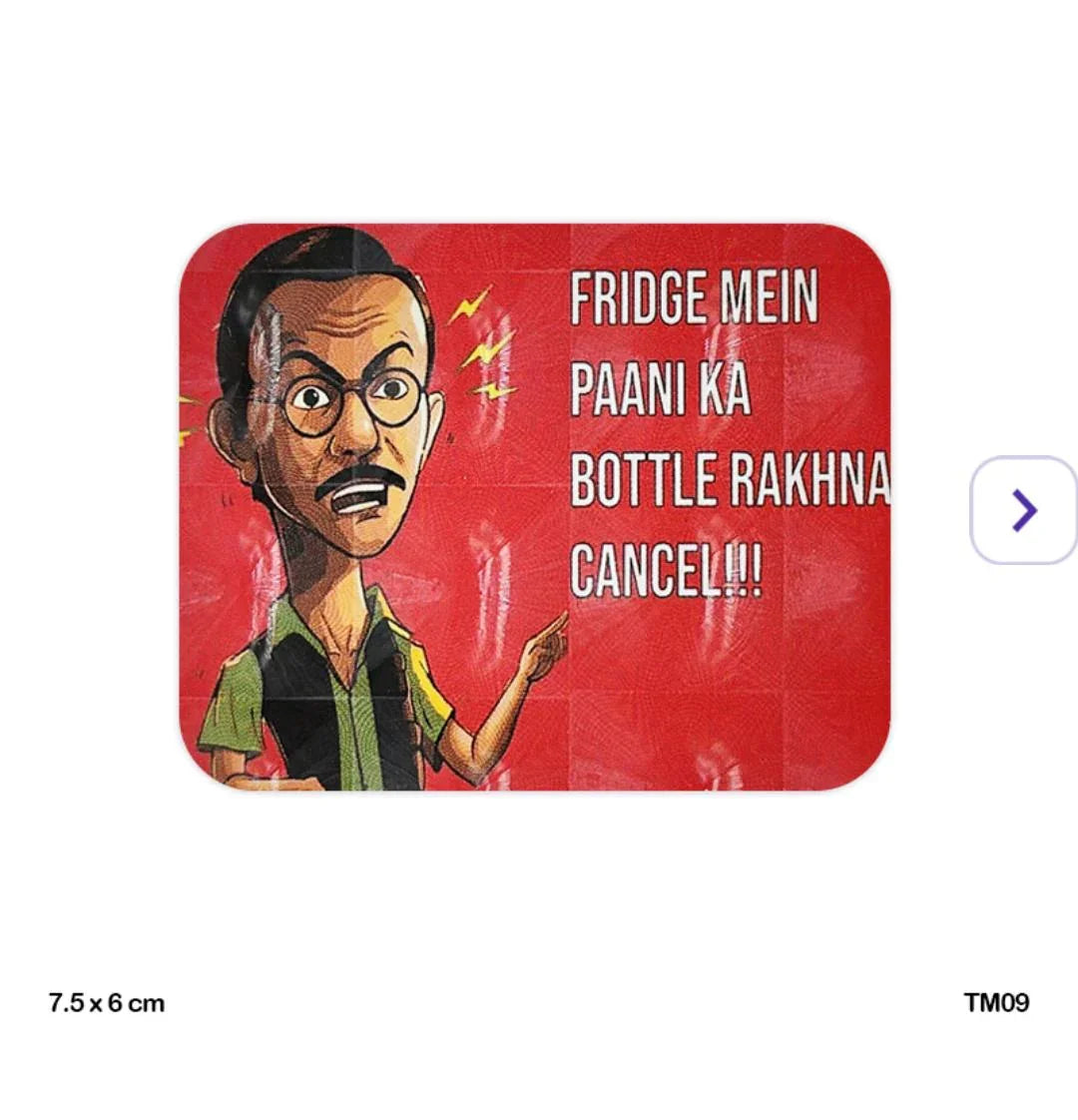 Tm09 3D Printed Fridge Magnet 6X7.5Cm