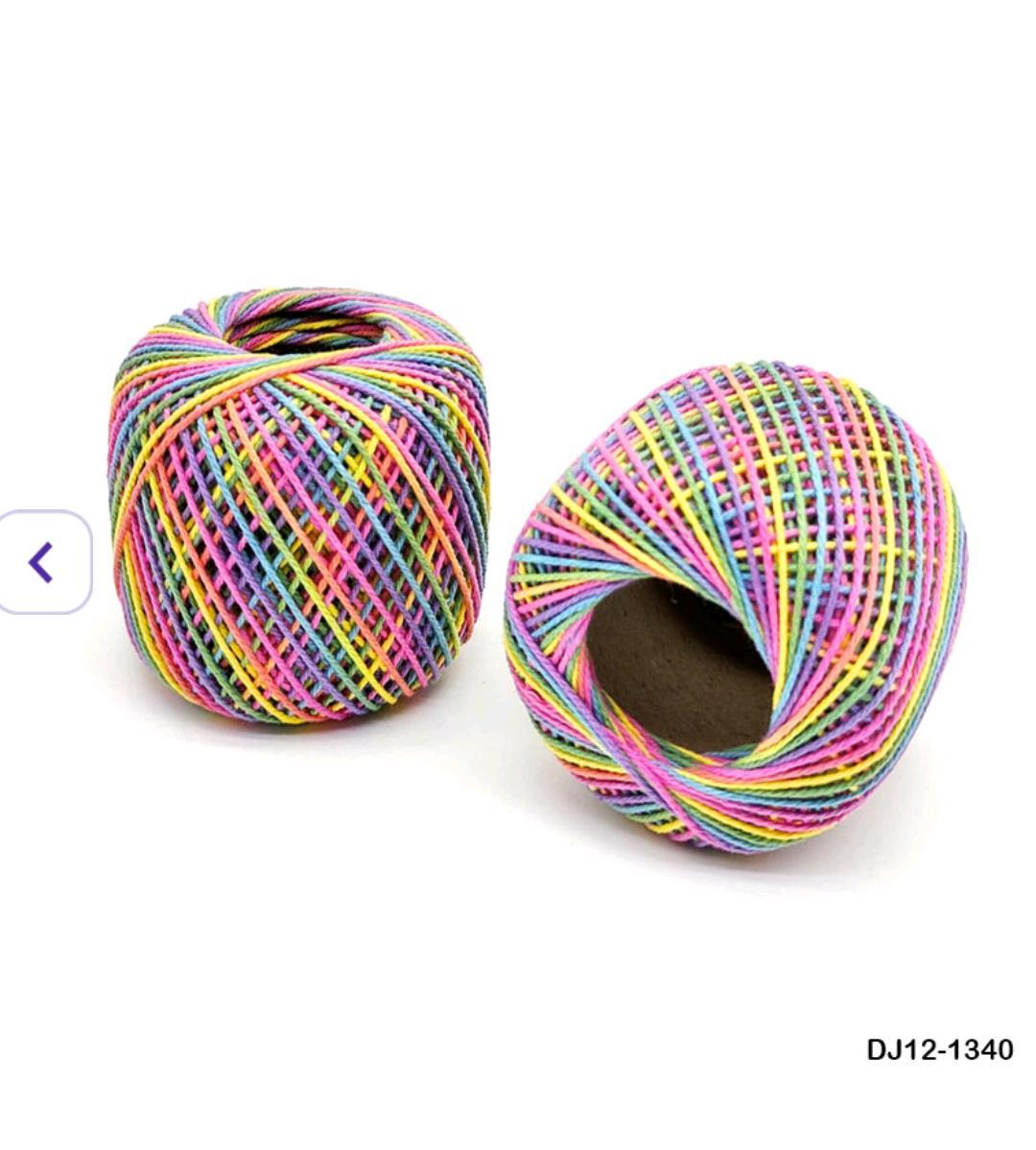 Dj121340 Handmade Cotton Rope Thread 50Gm 12Pc