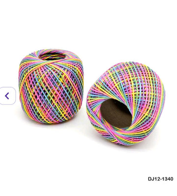 Dj121340 Handmade Cotton Rope Thread 50Gm 12Pc