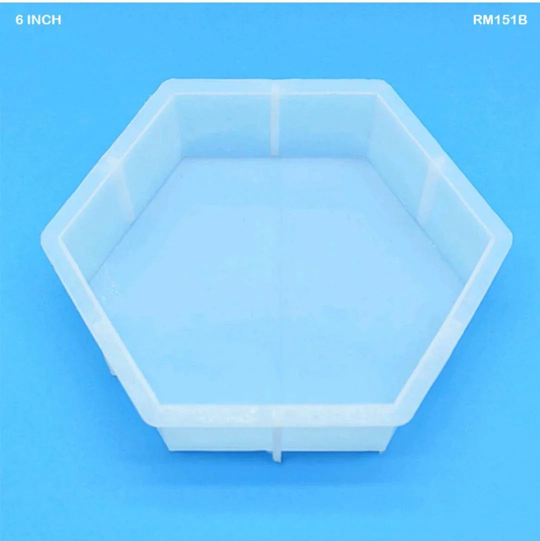 Rm151B Silicone Mold Hexagone 6 Inch X 50 Mm
