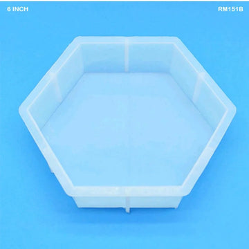 Rm151B Silicone Mold Hexagone 6 Inch X 50 Mm
