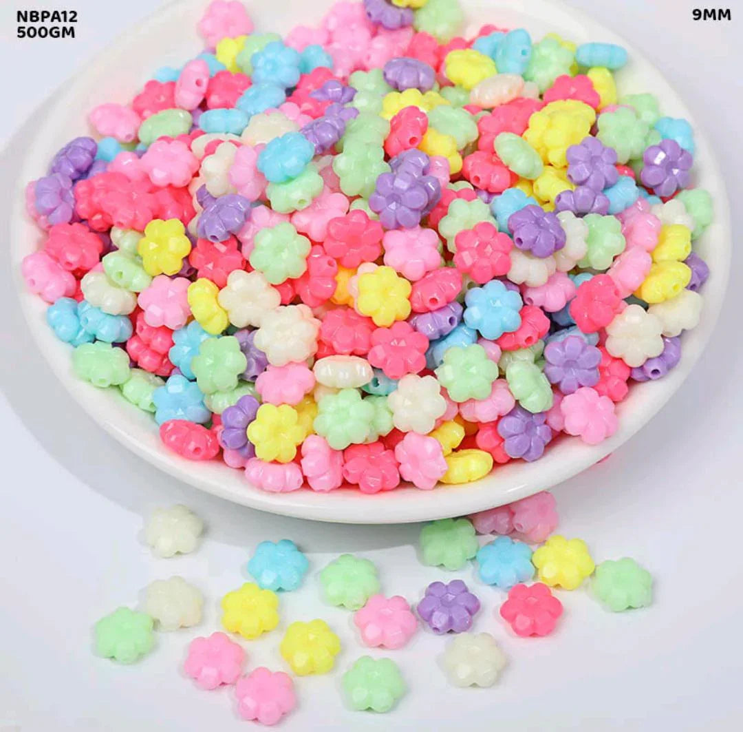 Nbpa12 Craft Beads Plastic 500Gm
