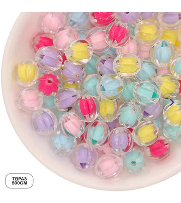 Tbpa3 Craft Beads Plastic 500Gm