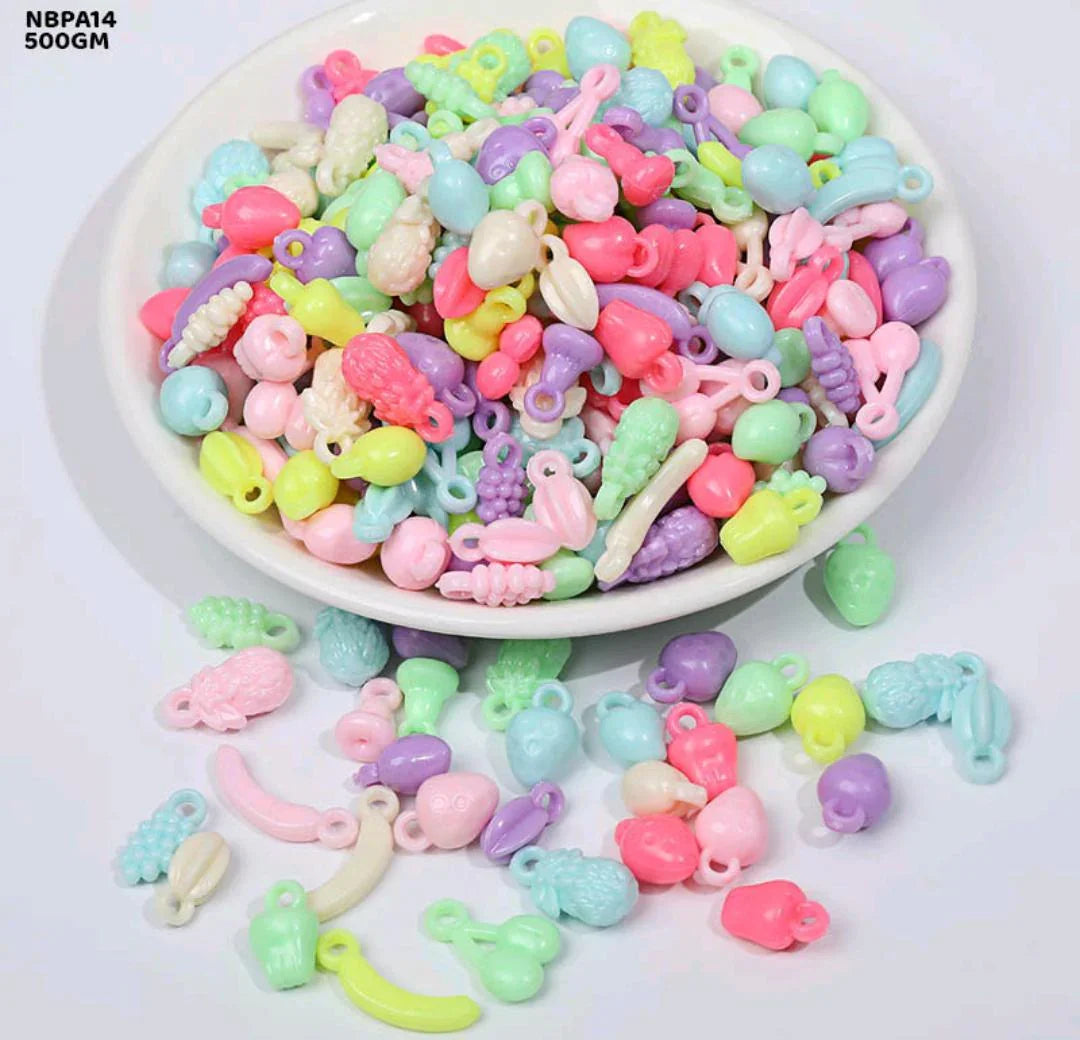 Nbpa14 Craft Beads Plastic 500Gm