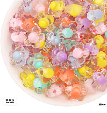 Tbpa15 Craft Beads Plastic 500Gm