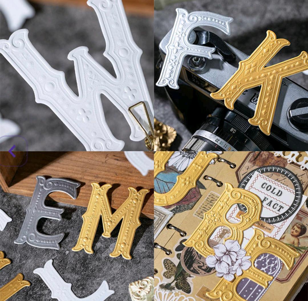 Yktz01775 Rubiks Cube Embossed Lette Sticker 26Pc