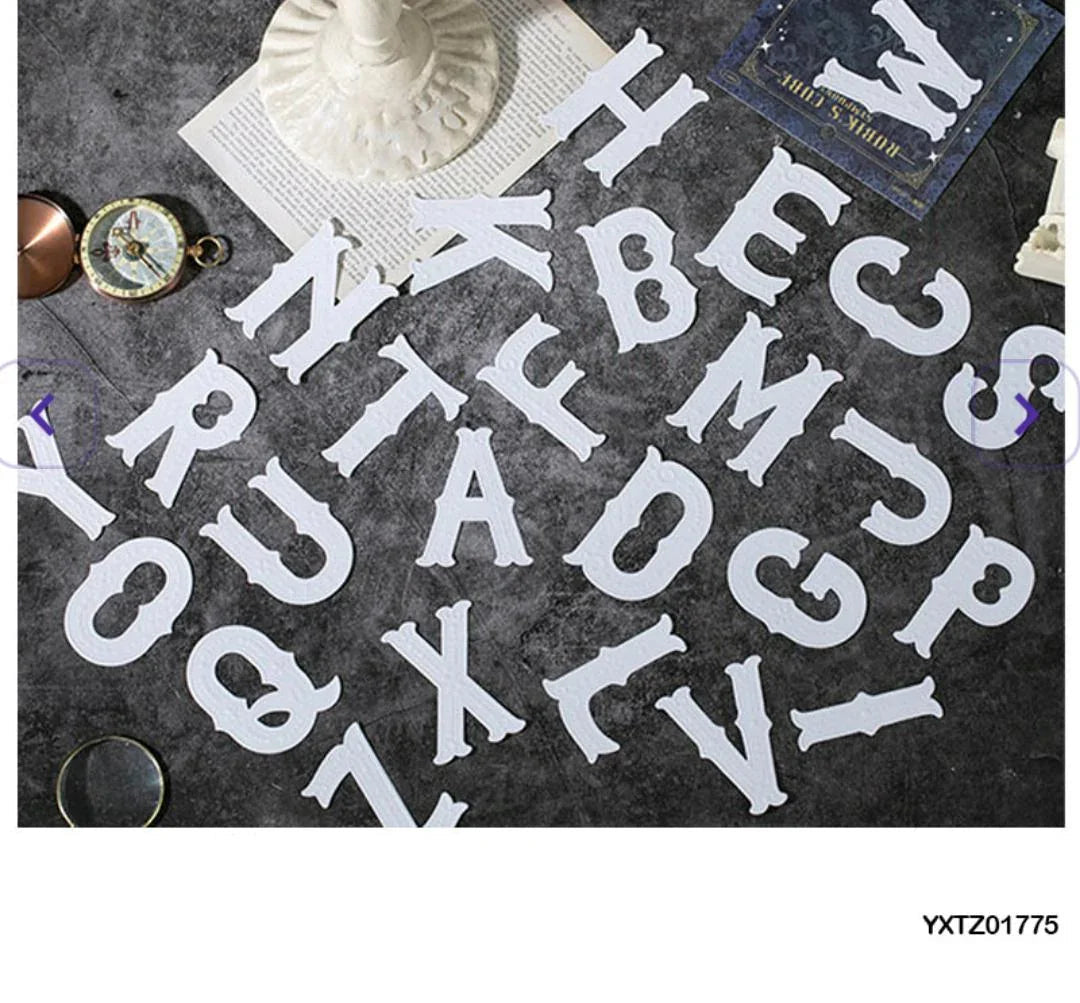 Yktz01775 Rubiks Cube Embossed Lette Sticker 26Pc