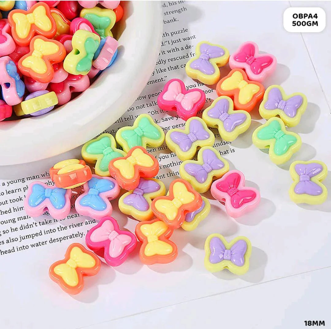 Obpa4 Craft Beads Plastic 500Gm