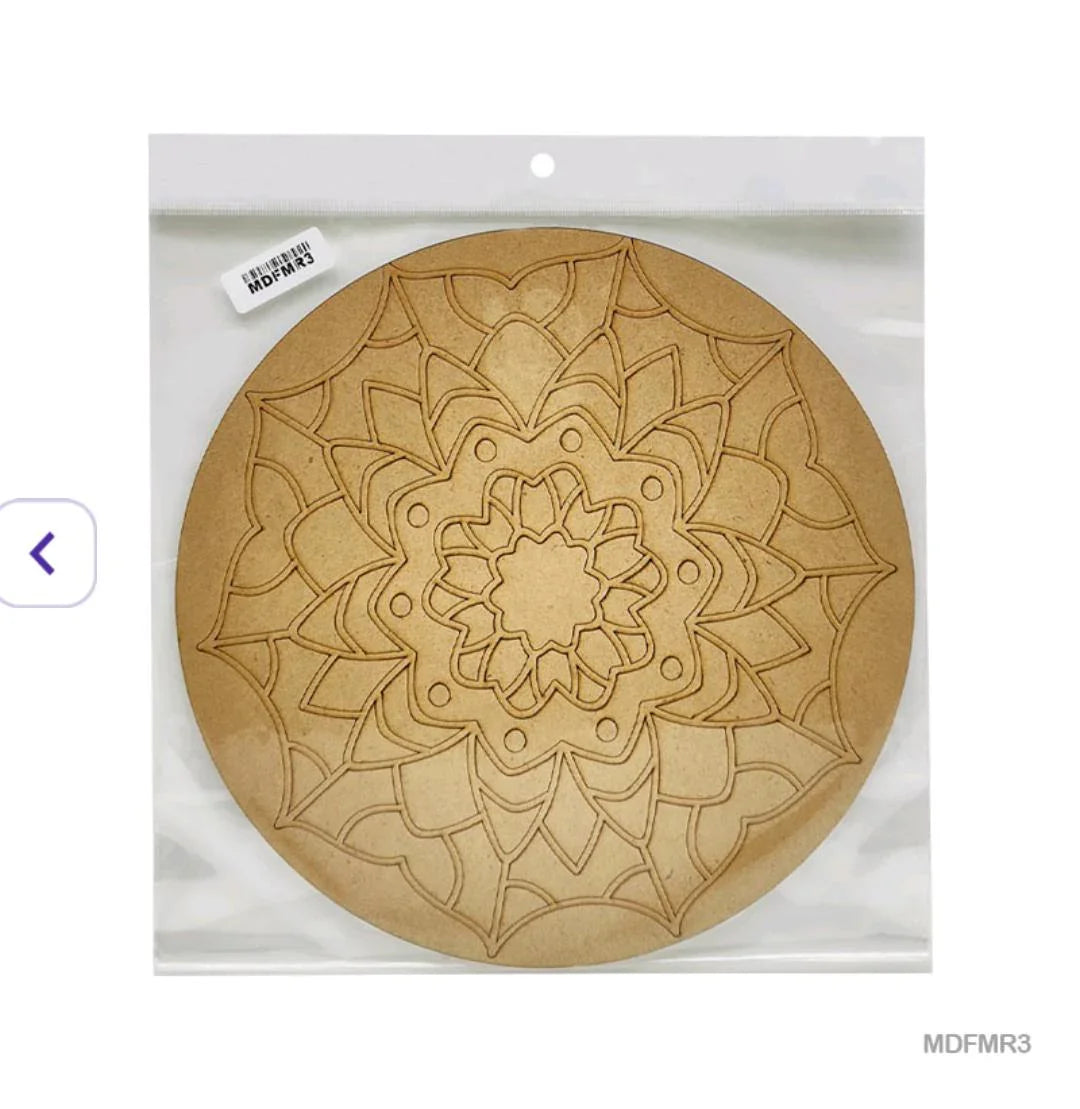 Mdf Cutout Mandala Engrave 3Mm*10Inch (Mdfmr3)