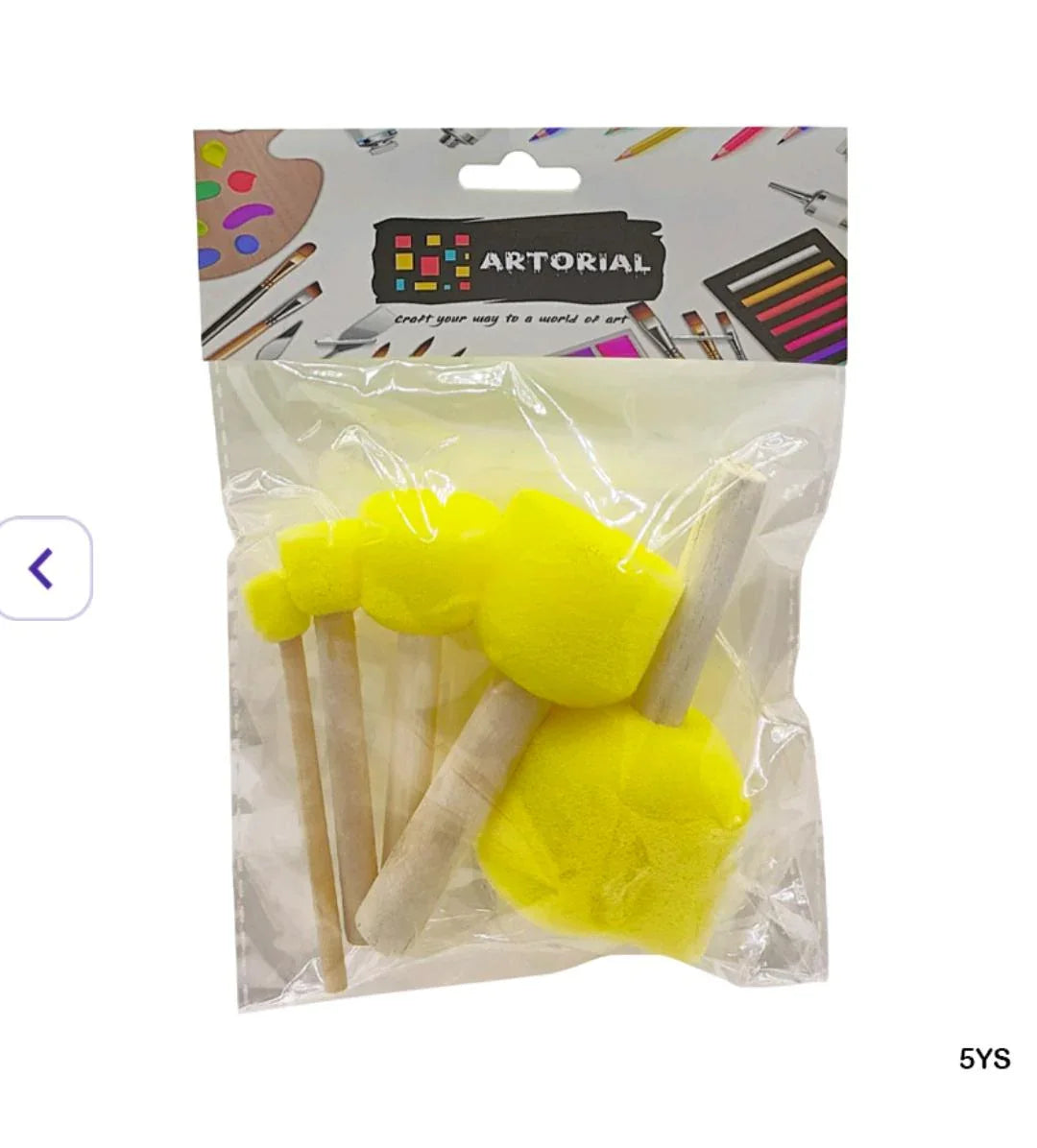 5Pc Yellow Sponge (5Ys)