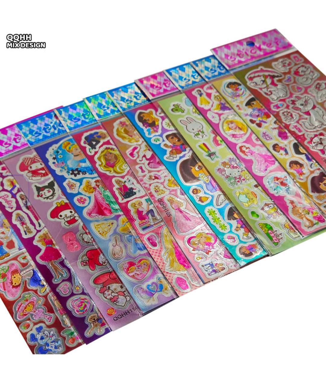 Qqhh Kids Sticker Shiny