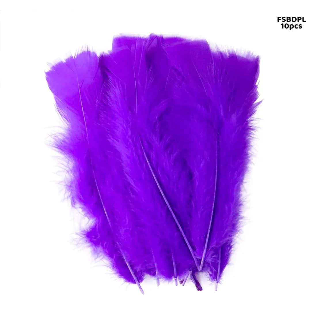 Feather Soft Big Dark Purple (Fsbdpl) (10Pcs)