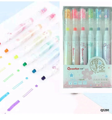 Q1291 Sakura Highlighter 6Pc