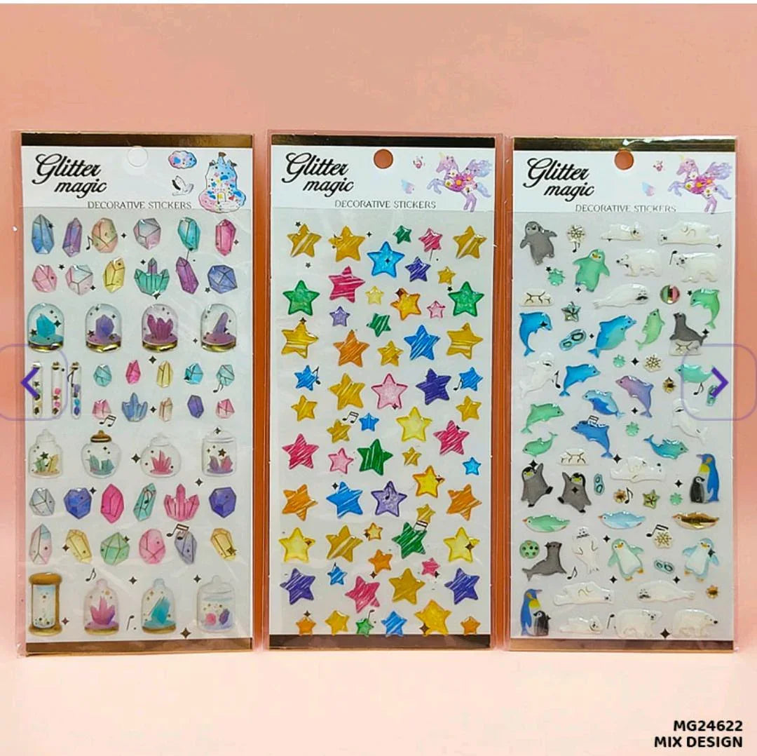 Mg24622 Glitter Magic Sticker