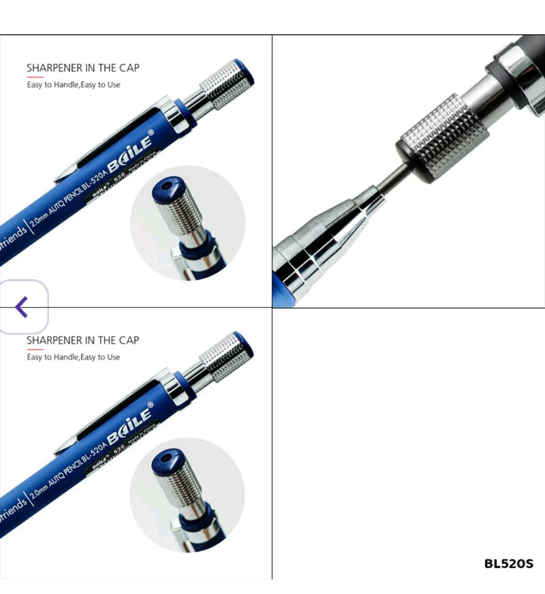 Bl520S Baile Mechanical Pencil With Lead