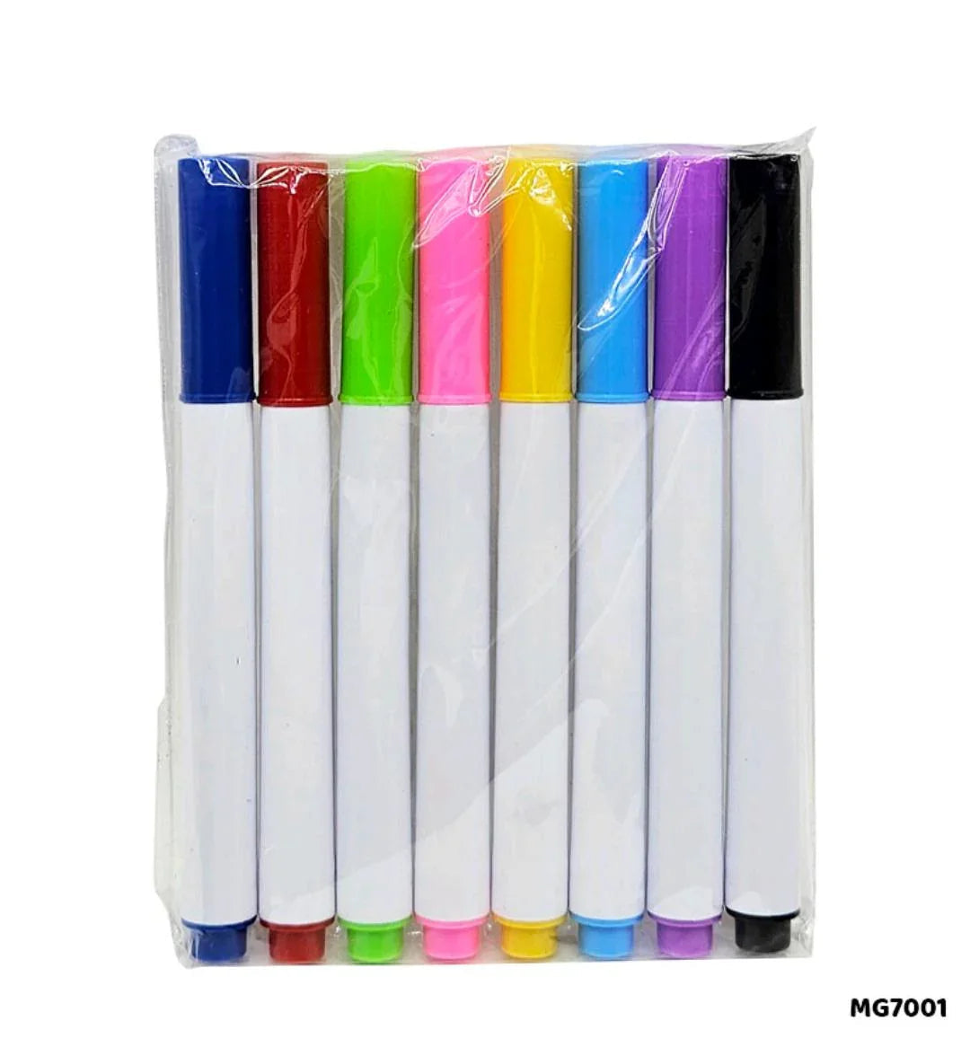 White Board Marker 8 Color Magnetic (Mg7001)