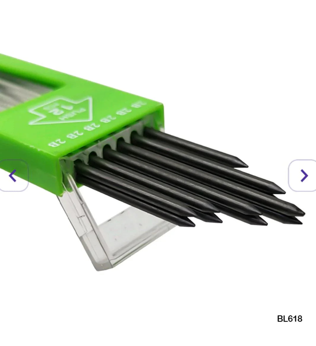 Bl618 2B Pencil Lead Black (12Lead)