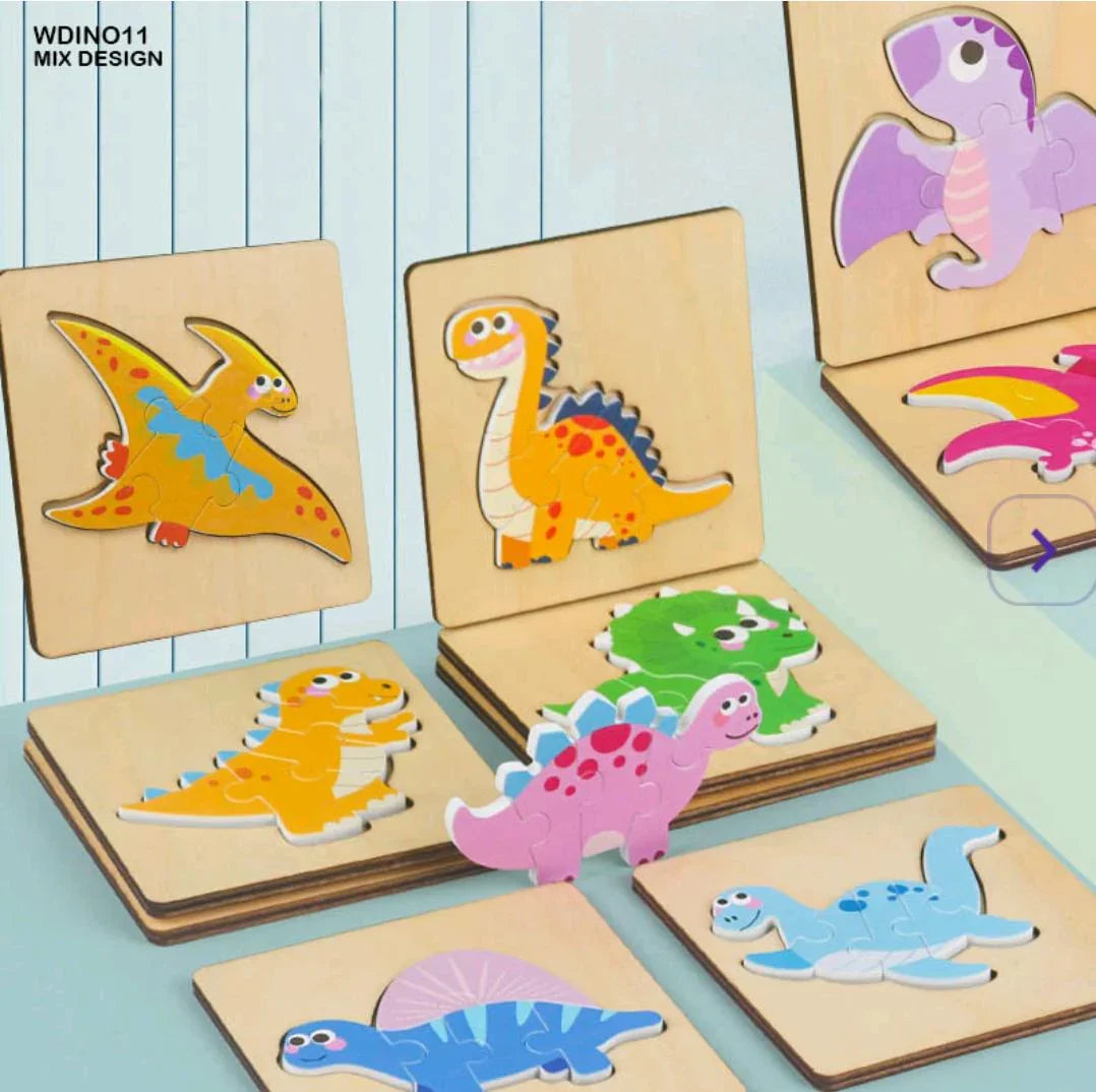 Wt 11X11Cm Dianosaur 3D Puzzle (Wdino11)