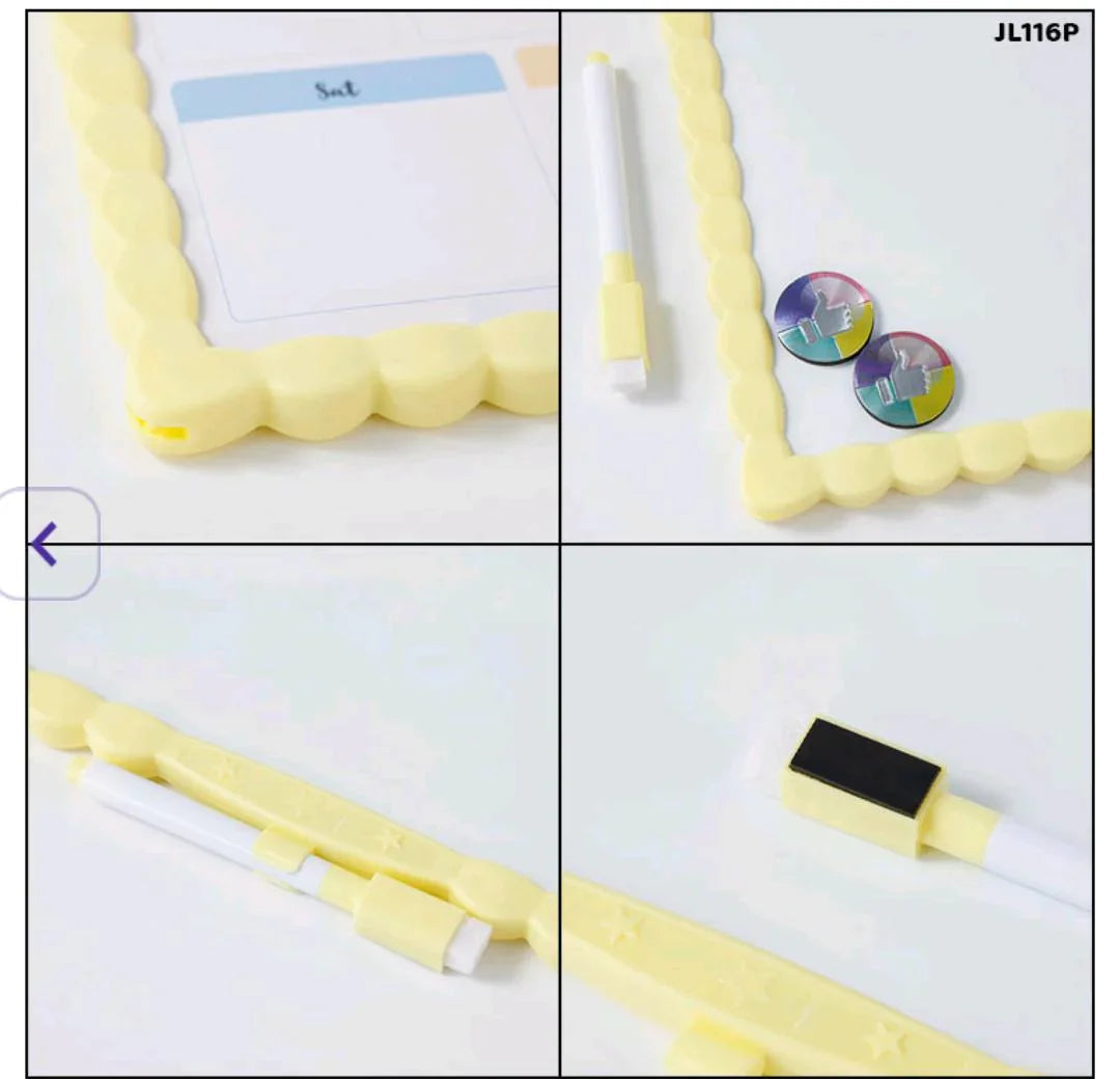 Jl116P Writing White Board Magnetic 29X29Cm Planner
