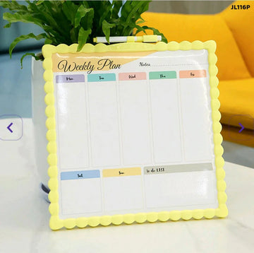 Jl116P Writing White Board Magnetic 29X29Cm Planner