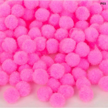 Pompom Plain Midium 2Cm P03 L Pink 500Pc (P03)