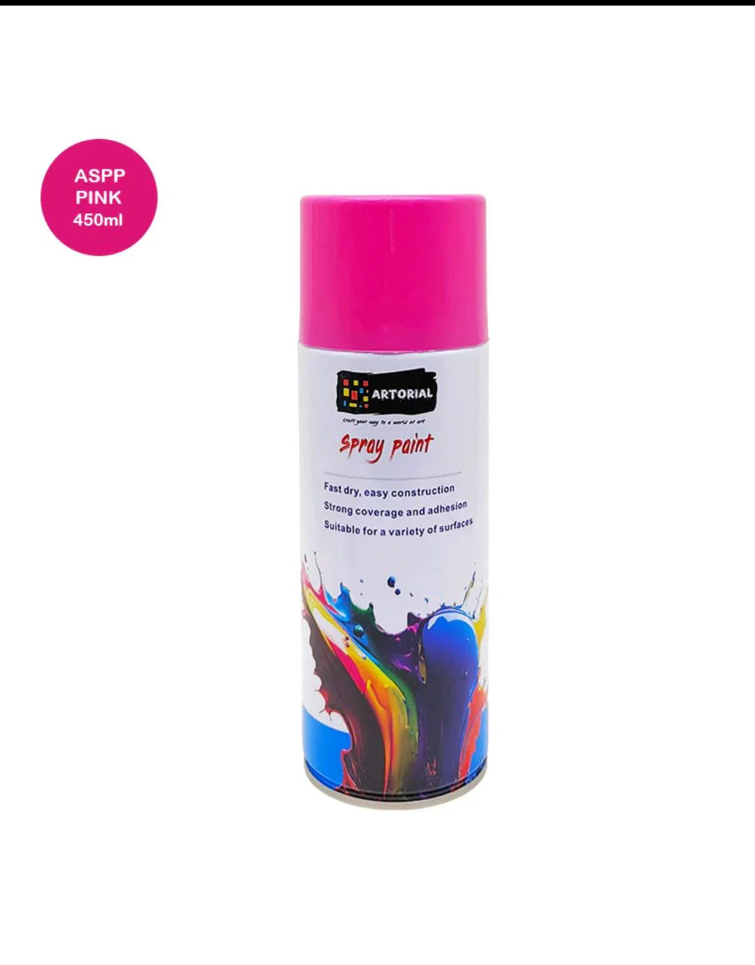 Aspp Artorial Spray Paint Pink 450Ml