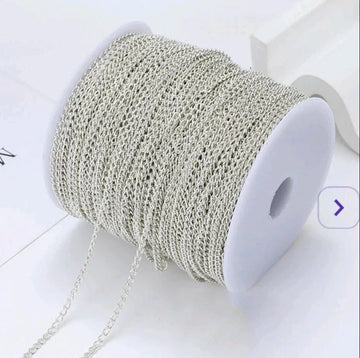 Cc0850S Chain 0.8Mm Silver 50Mtr