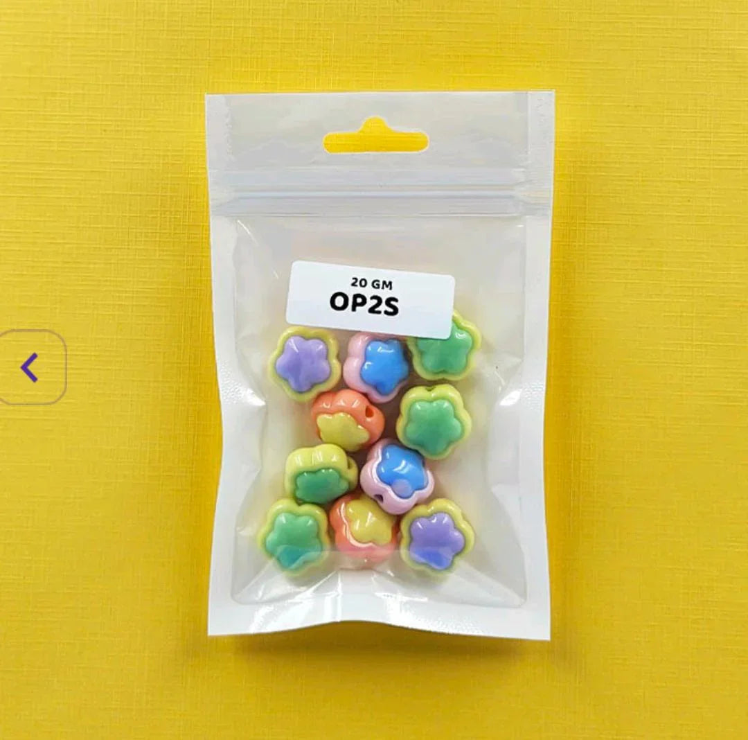 Op2S Craft Beads Plastic 20Gm
