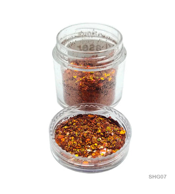 Shg07 Shimmer Glitter Laser Bronzed