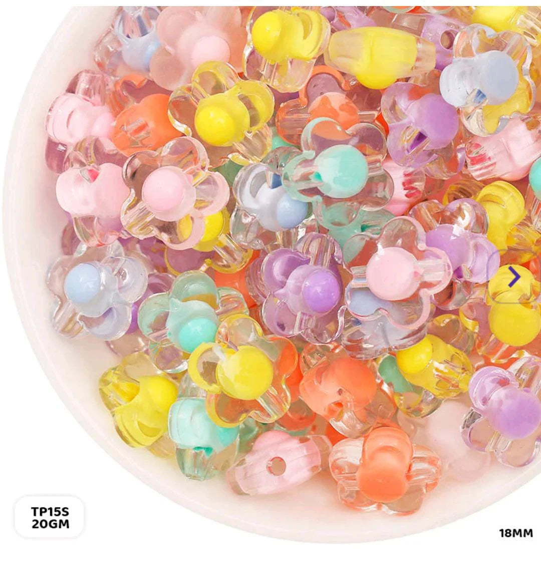 Tp1S Craft Beads Plastic 20Gm