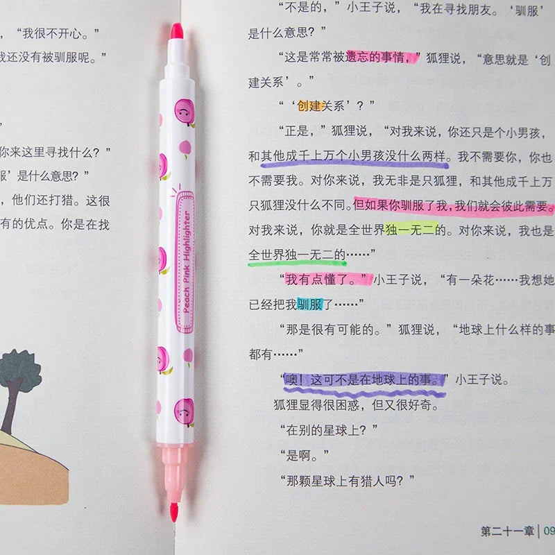 Pastel Highlighters with fragrance I (1 Pack: 6 Highlighters)