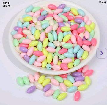 N11S Craft Beads Plastic 25Gm