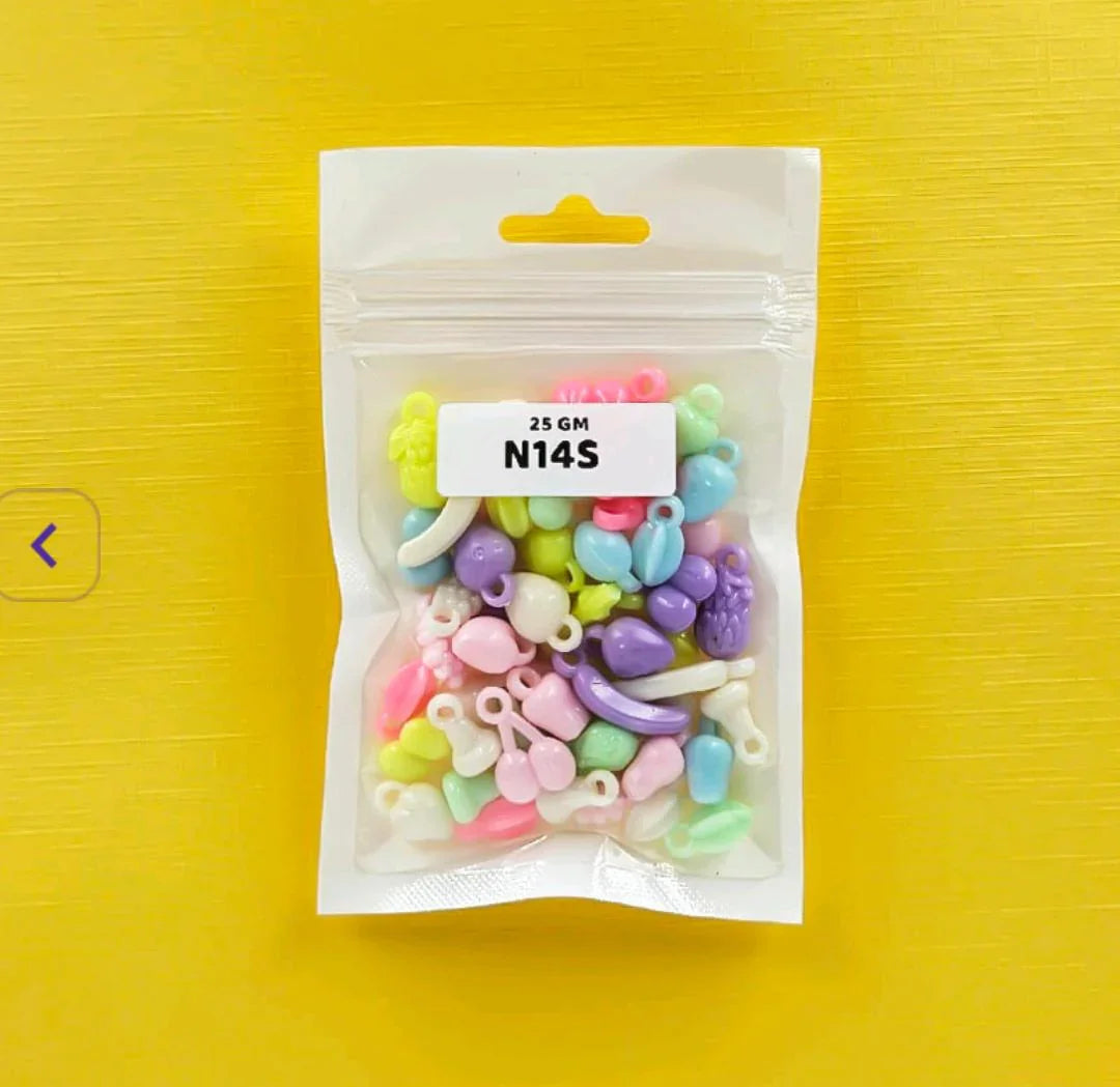 N14S Craft Beads Plastic 25Gm