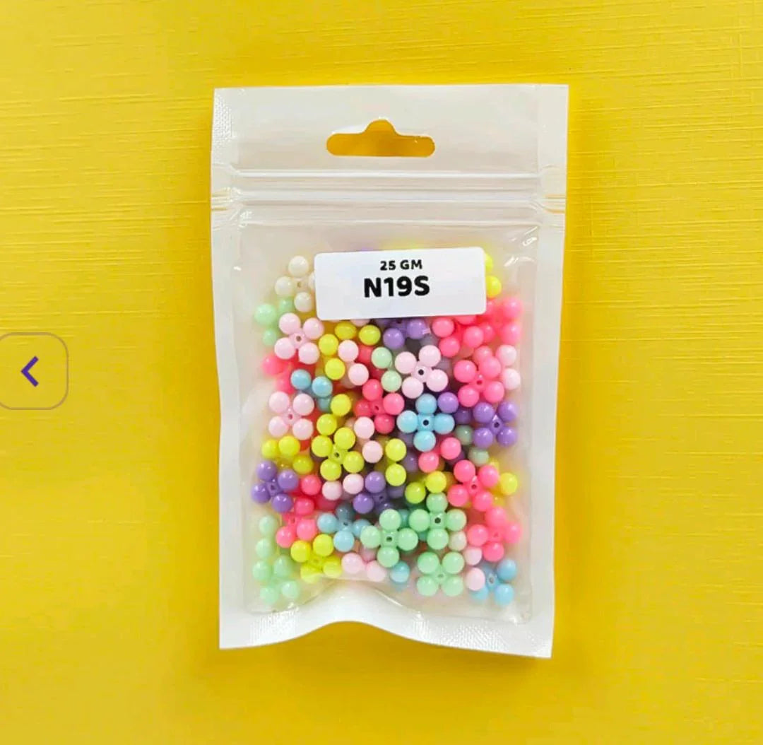 N19S Craft Beads Plastic 25Gm