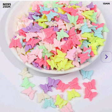 N09S Craft Beads Plastic 25Gm