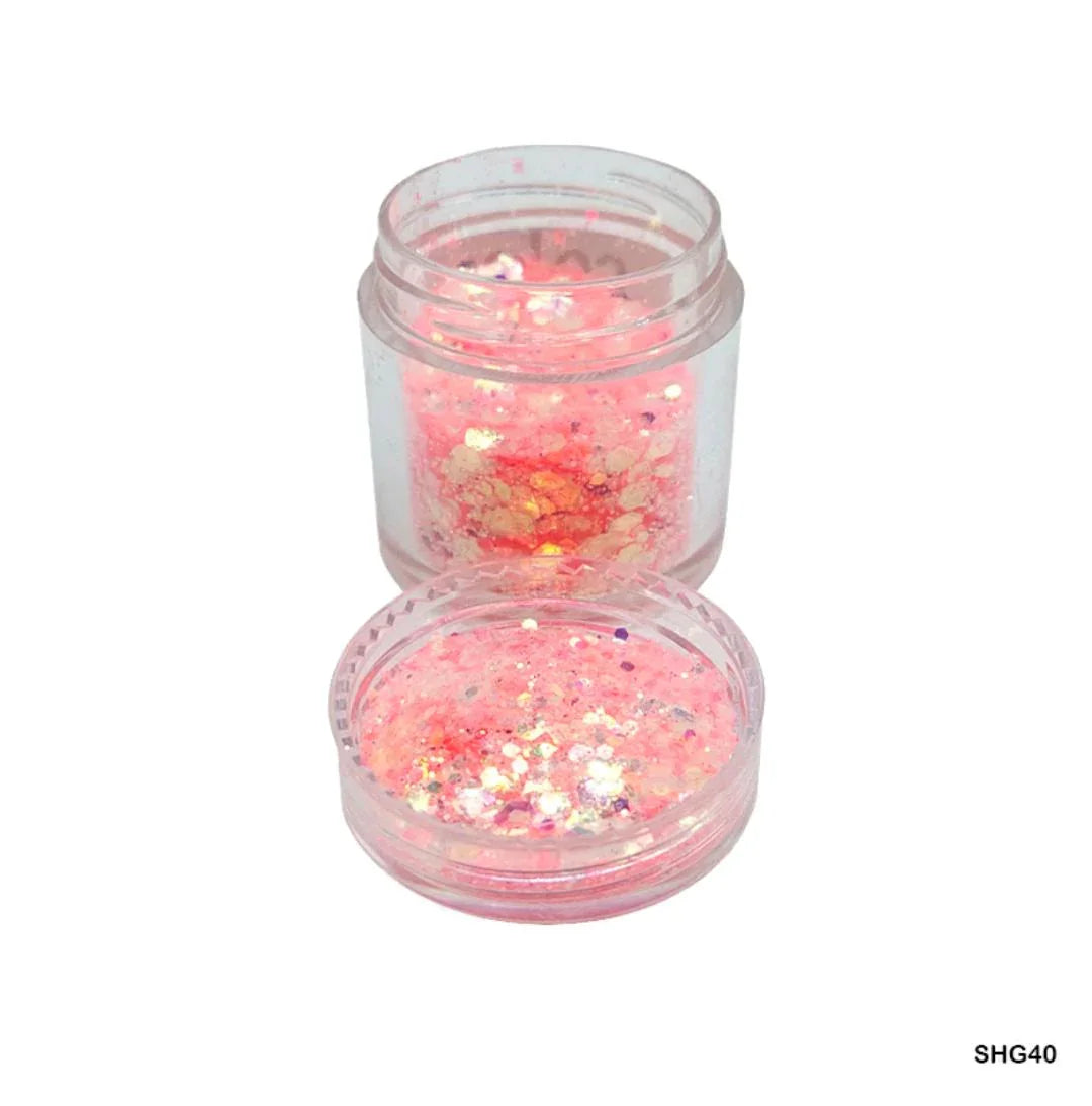 Shg40 Shimmer Glitter Color Red