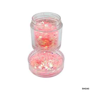 Shg40 Shimmer Glitter Color Red