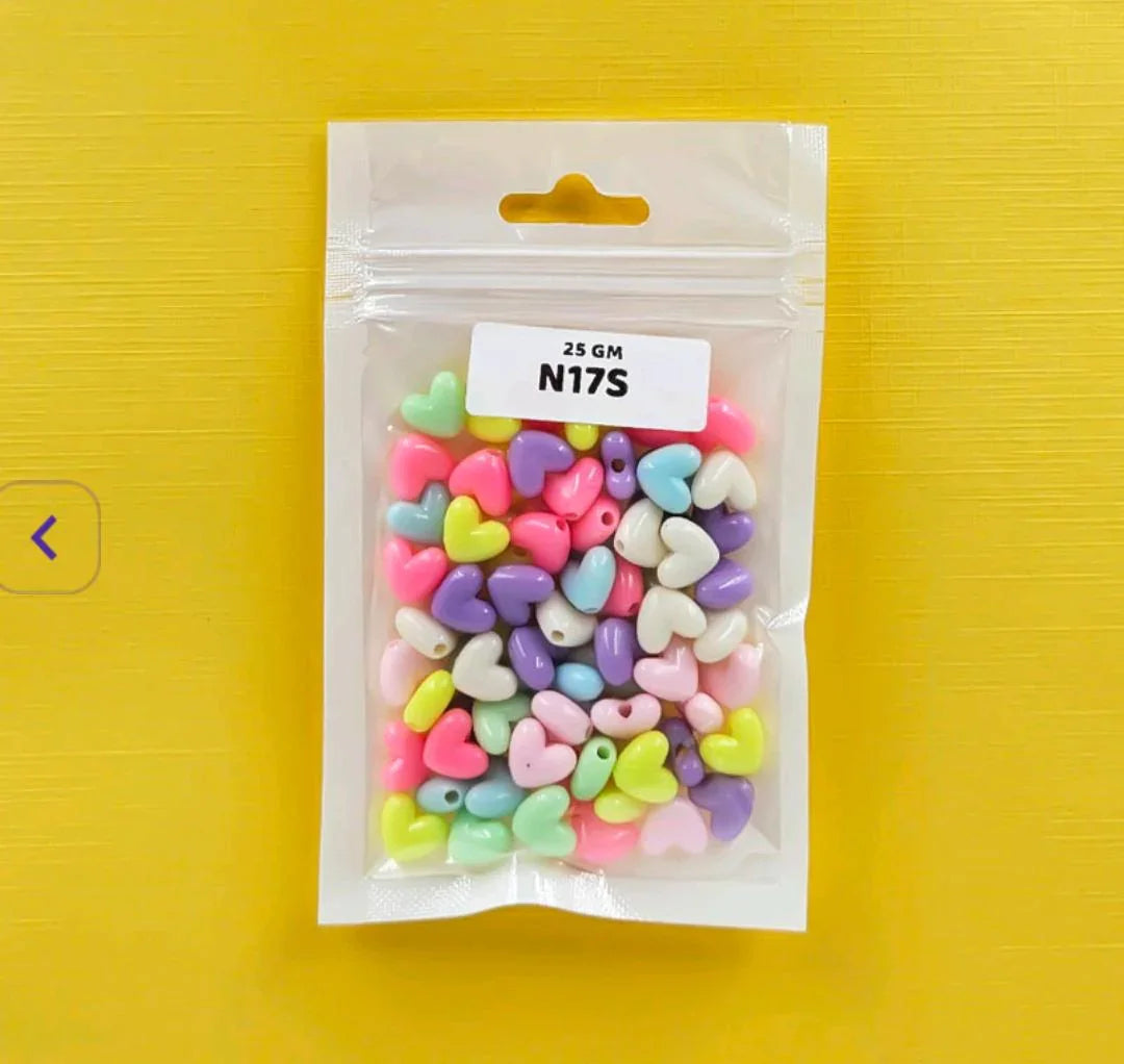 N17S Craft Beads Plastic 25Gm
