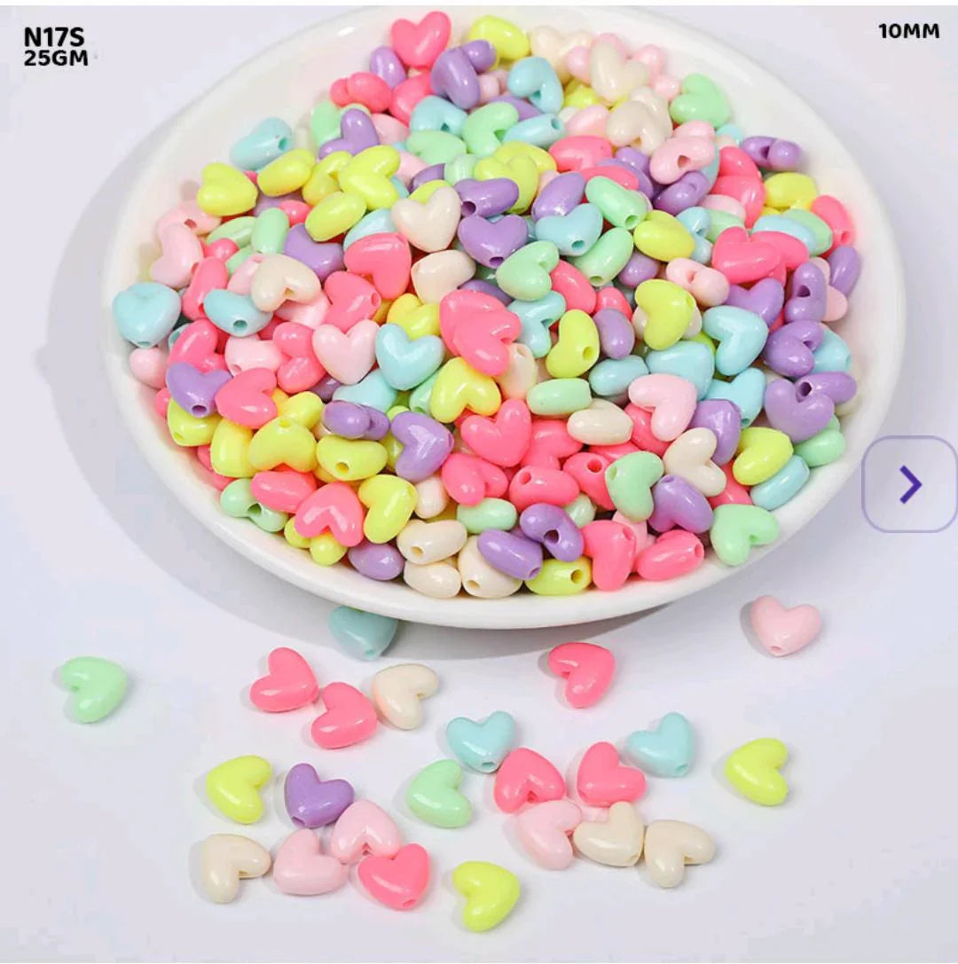 N17S Craft Beads Plastic 25Gm