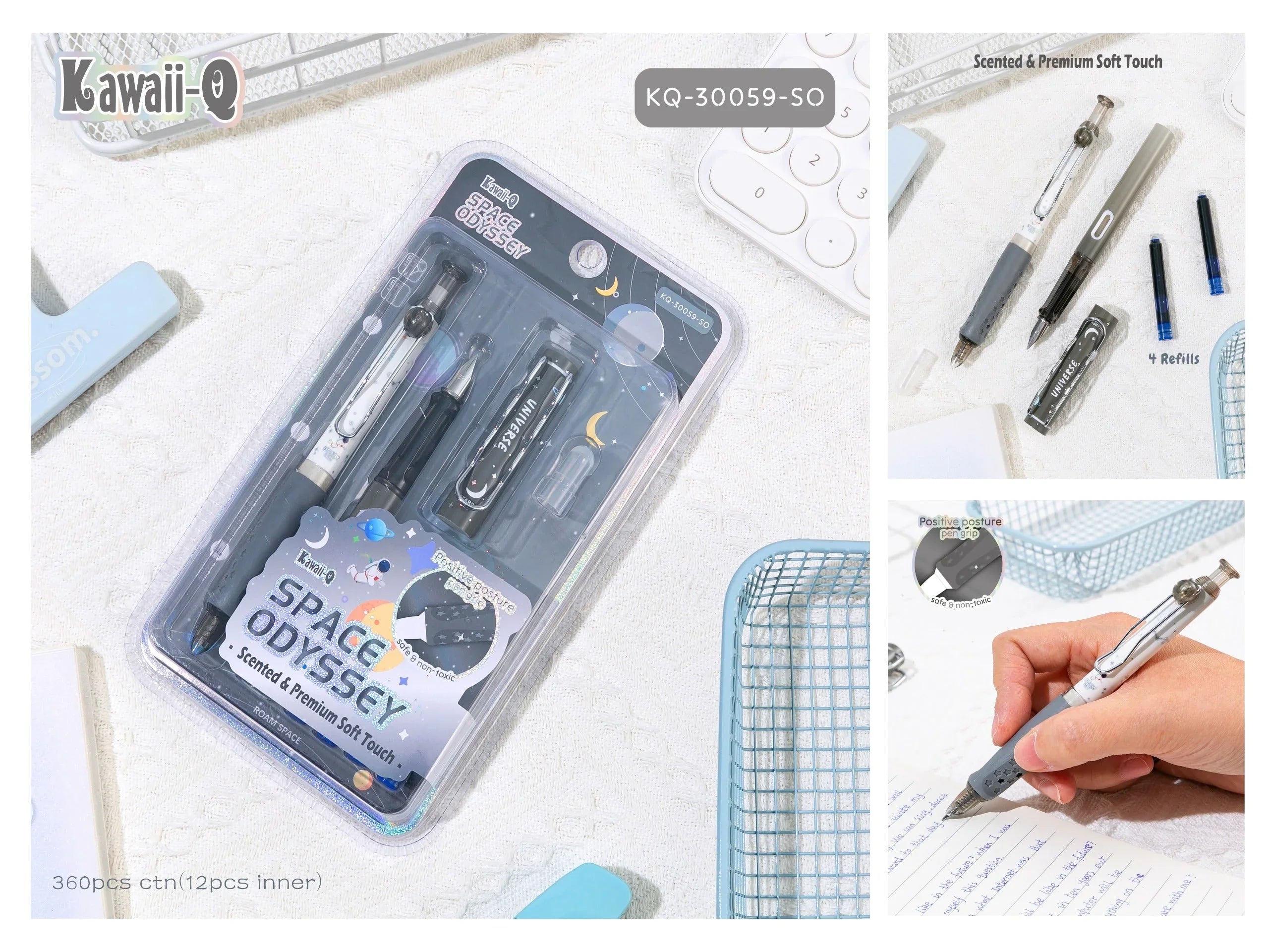 Space Odyssey Scented Premium Soft Touch Pen KQ-30059-SO