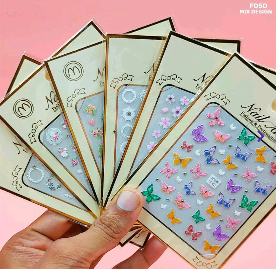 Fd5D 5D Creative Nail Art Stickers
