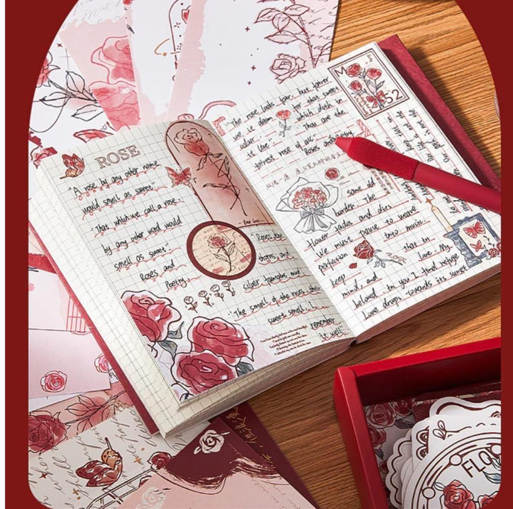 Romantic Manor Journaling & Scrapbooking Kit | 2026 Edition | Complete 164-Piece Vintage-Inspired Set