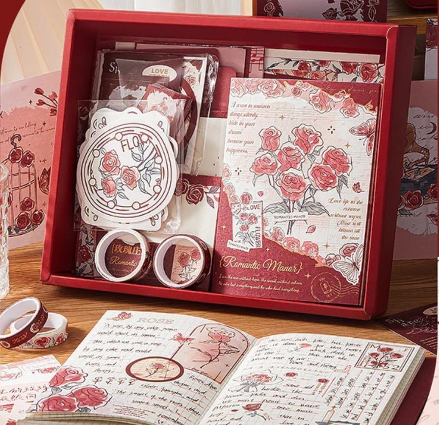 Romantic Manor Journaling & Scrapbooking Kit | 2026 Edition | Complete 164-Piece Vintage-Inspired Set