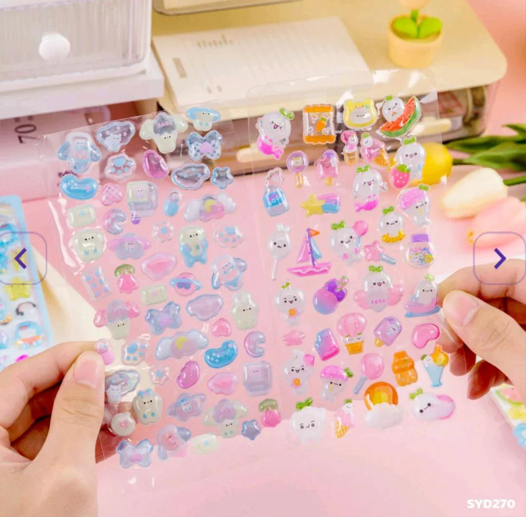Syd270 Cute 3D Bonnon Drop Sticker
