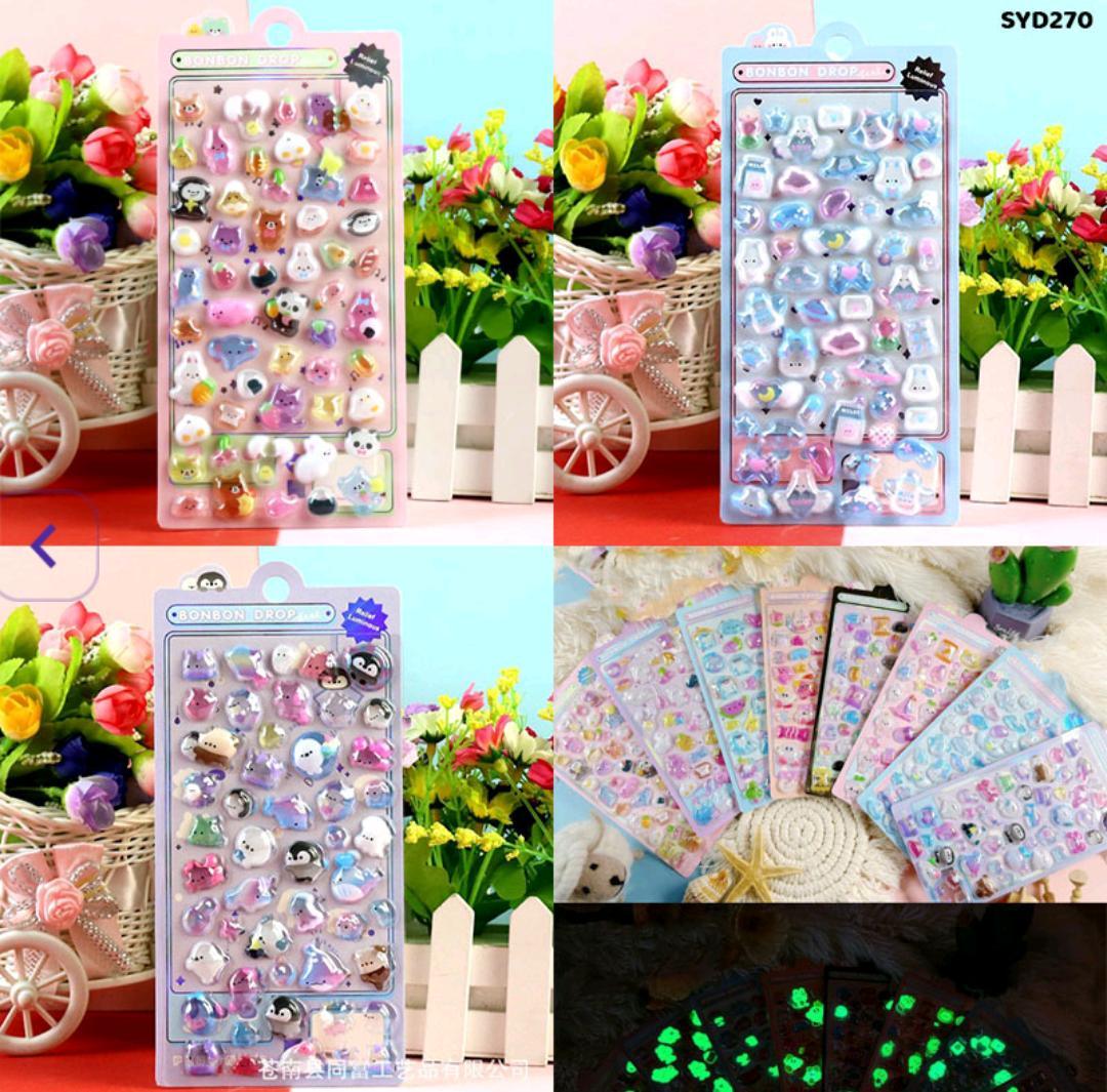Syd270 Cute 3D Bonnon Drop Sticker