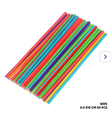 Wood Stick Color  0.3 X15 Cm 50 Pcs (Wd5)