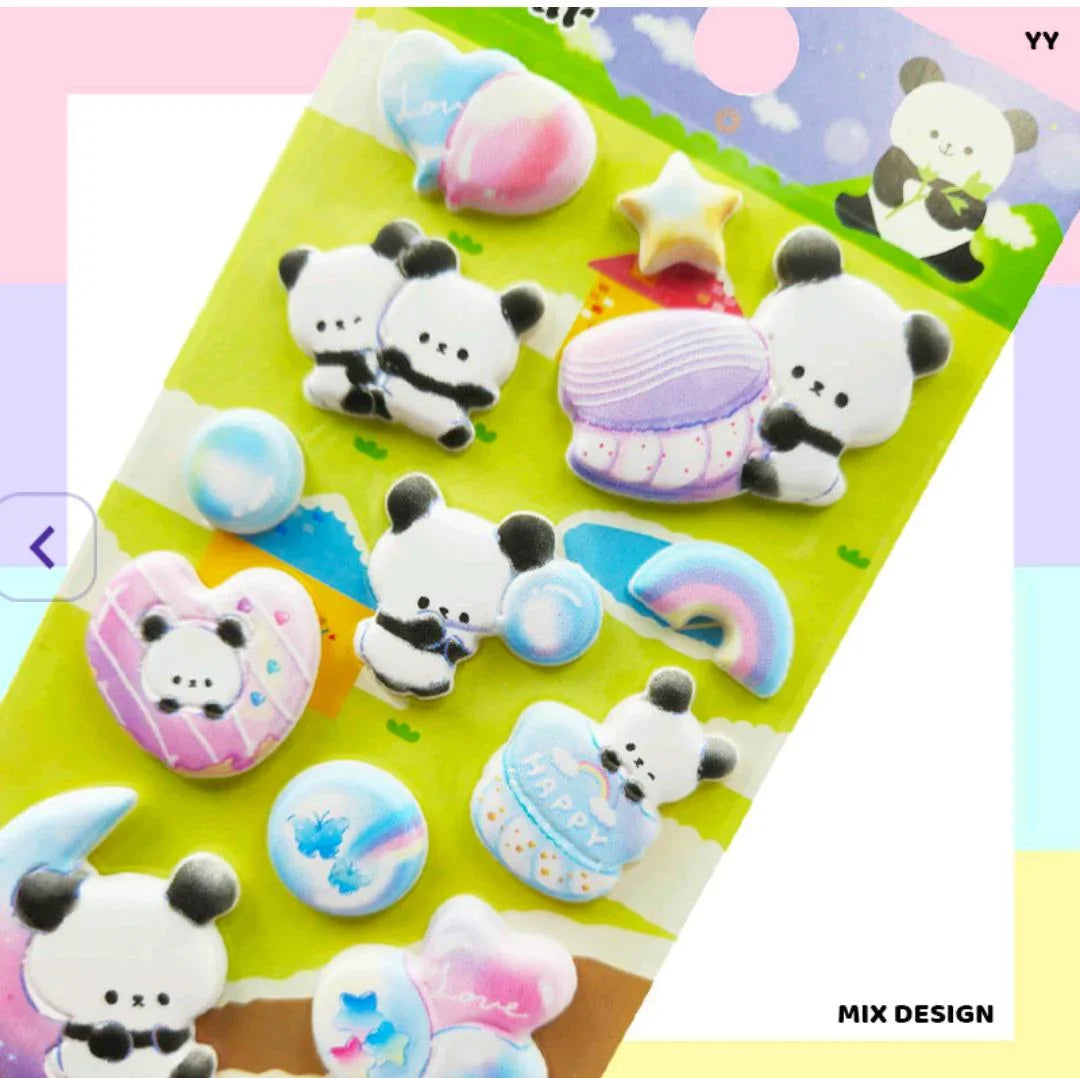 Yy 3D Animal Cartoon Print Sticker