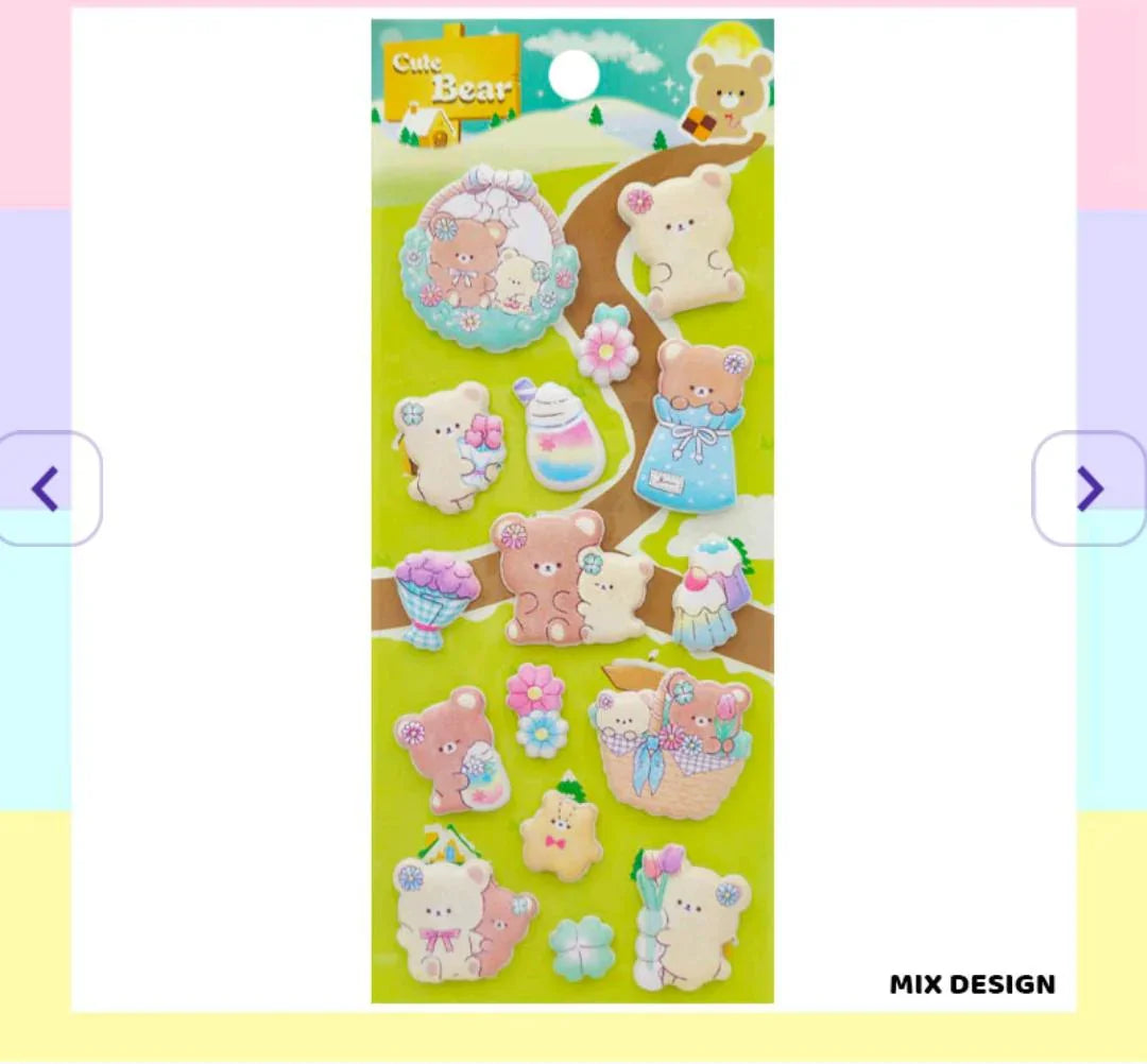 Yy 3D Animal Cartoon Print Sticker